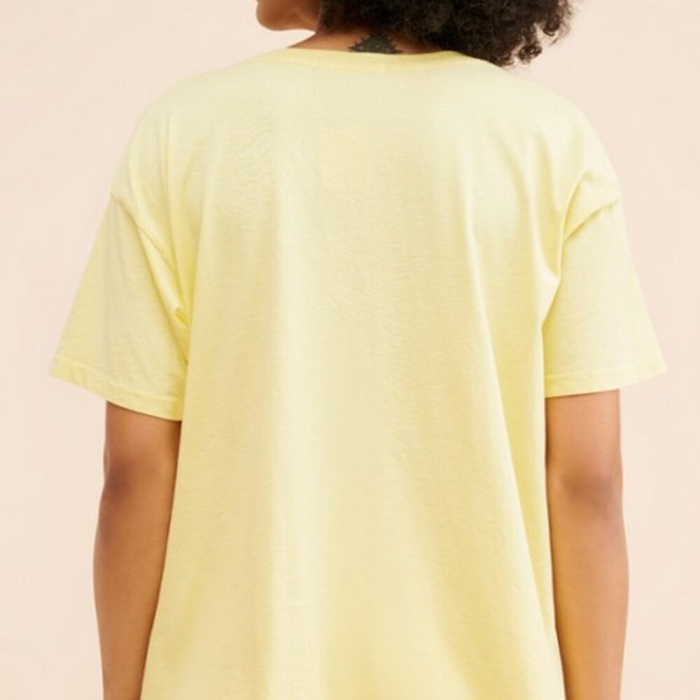 Daydreamer Yellow‎ Nirvana In Utero Graphic Tee Unfinished Hem Dress SZ XL - NWT - Picture 3 of 8